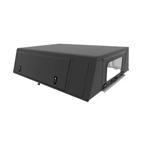 Hardtop Adventure noir lisse Toyota Hilux 2016+ Extra-Cab Alu-Cab